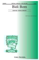 Bidi Bom SATB choral sheet music cover